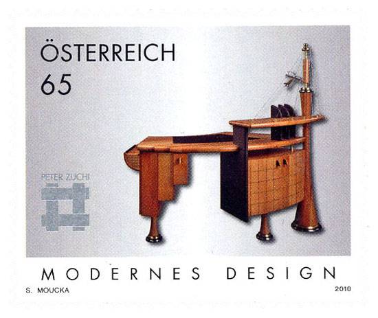 (2010) č. 2895 ** - Rakousko - Design aus Österreich - Peter Zuchi