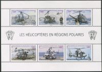 (2013) MiNr. 803 - 808 ** - Francouzská Antarktida - Block 34 - vrtulníky