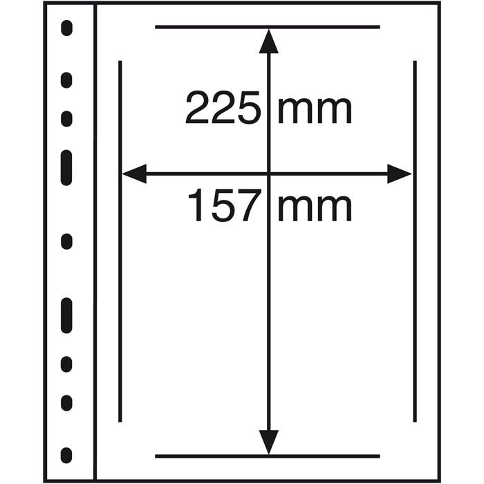 OPTIMA listy - ETB- černé (bal. 10 ks)