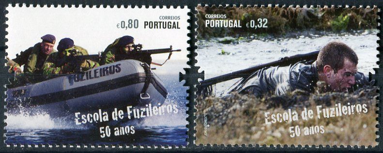 (2011) MiNr. 3639 - 3640 ** - Portugalsko - 50 let školy námořní pěchoty 