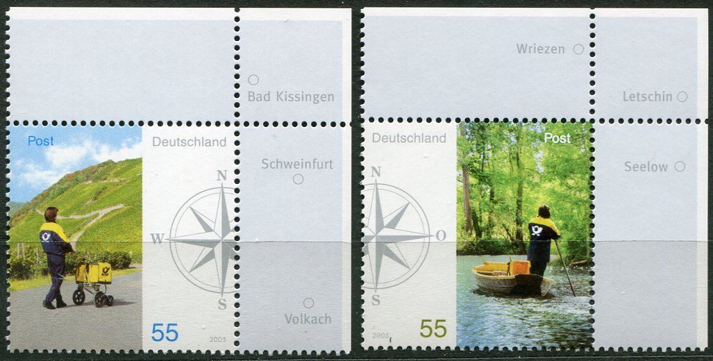 (2005) MiNr. 2481 - 2482 ** - Německo - Pošta: Doručování pošty v Německu