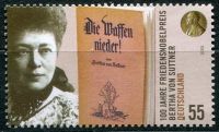 (2005) MiNr. 2495 ** - Německo - 100. výročí udělení Nobelovy ceny za mír Bertha von Suttner