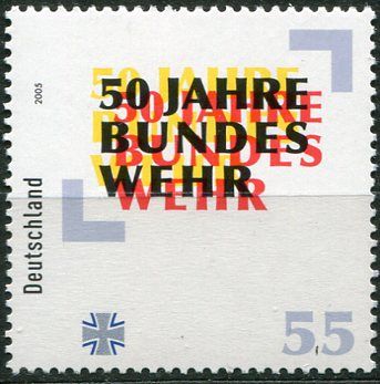 (2005) MiNr. 2497 ** - Německo - 50 let Bundeswehr