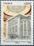 (2013) MiNr. 5555 ** - Francie - 100 let divadla Champs Elysées