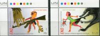 (2015) MiNr. 1489 - 1490 ** - OSN New York - UNICEF kampaň proti násilí na dětech