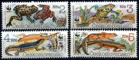 (1989) č. 2898 - 2901 ** - ČSSR - Ochrana přírody - ohrožené druhy