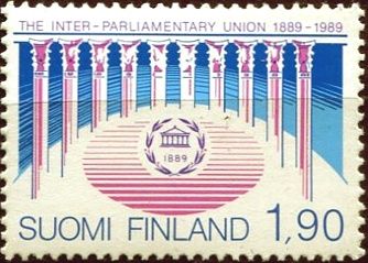 (1989) MiNr. 1092 ** - Finsko - 100 let Meziparlamentní unie (IPU)