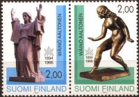 (1994) MiNr. 1242 - 1243 ** - Finsko - 100. narozeniny Wäinö Aaltonen