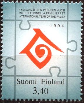 (1994) MiNr. 1268 ** - Finsko - Mezinárodní rok rodiny