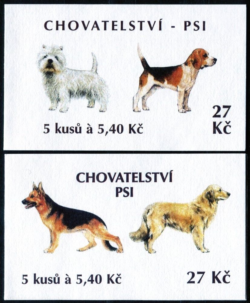 (2001) ZS 86 - 87 - Česká pošta - Chovatelství - Psi