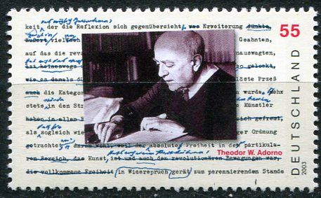 (2003) MiNr. 2361 ** - Německo - 100. narozeniny Theodor W. Adorno