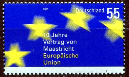 (2003) MiNr. 2373 ** - Německo - 10 let Maastrichtská smlouva (Evropská unie)