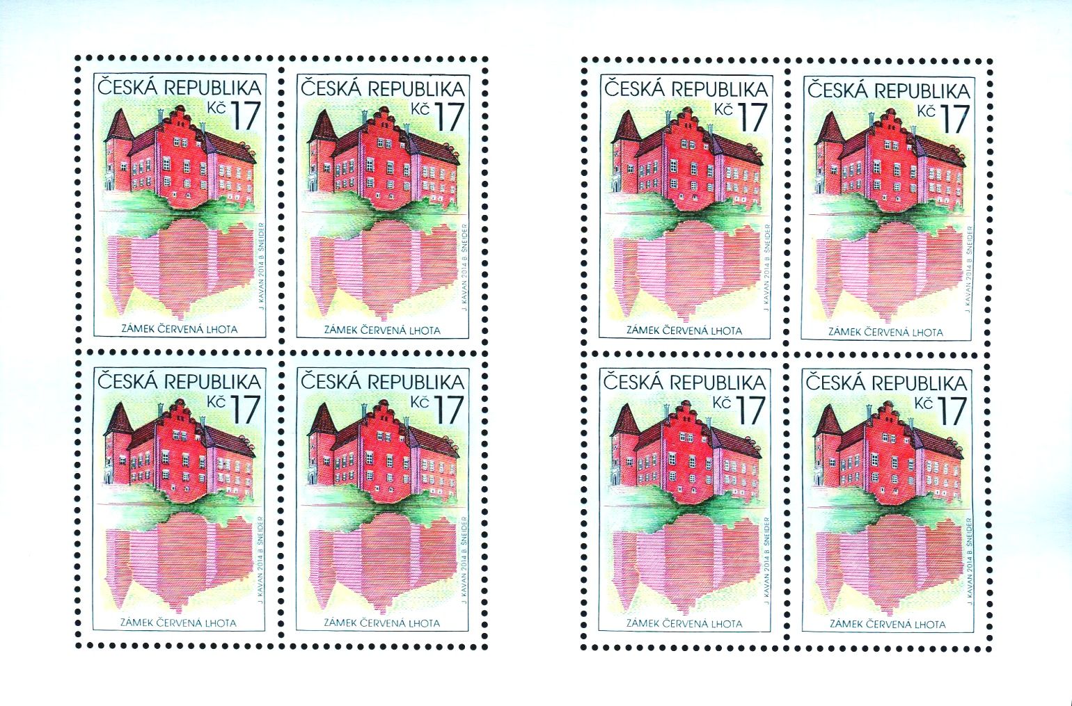 Česká pošta (2014) PL 804 ** - Česká republika - Krásy naší vlasti - Červená Lhota