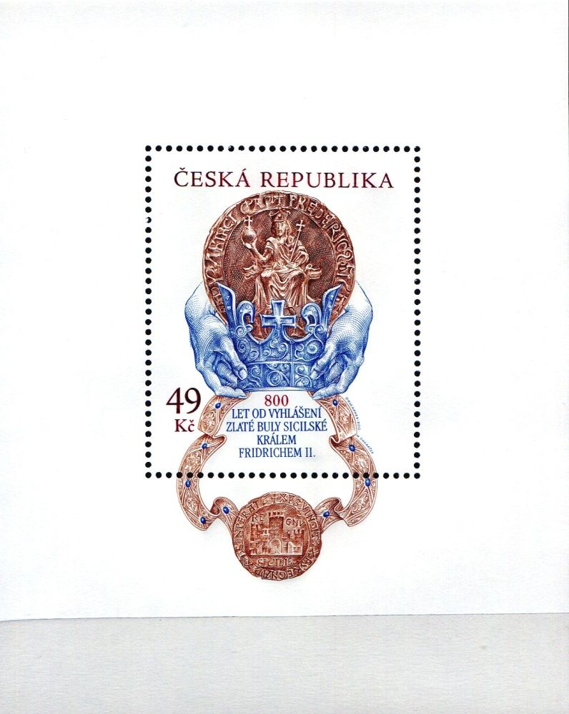 Česká pošta (2012) A 741 ** - Česká republika - 800 let vyhlášení Zlaté buly sicilské