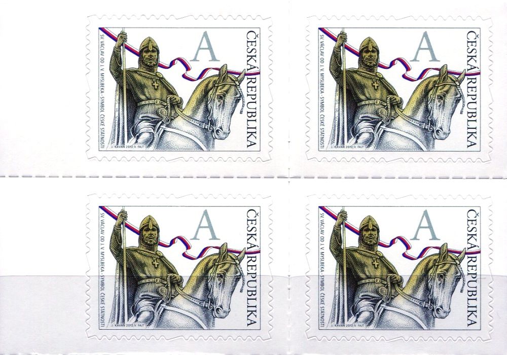 Česká pošta (2012) č. 724 ** - Česká republika - 4-bl - Svatý Václav "A"