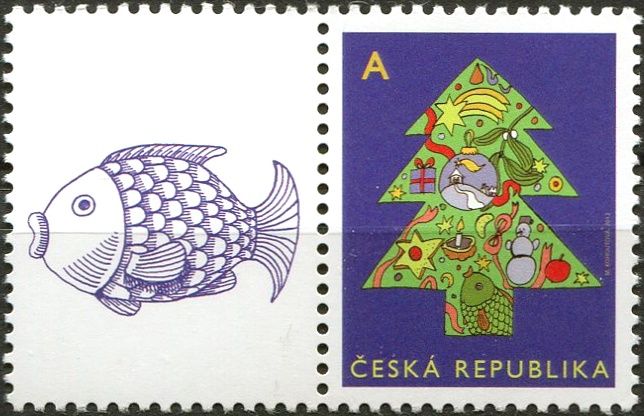 Česká pošta (2012) č. 752 ** - Česká republika - Vánoční motiv "A"