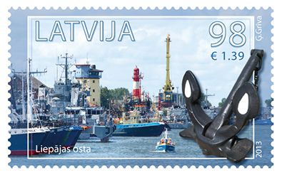 (2013) MiNr. 871 ** - Lotyšsko - Lotyšský přístav