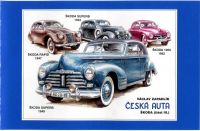 (2015) ZSn 857 - 858 ** - Česká auta - Škoda III. - sešitek desky 1-4