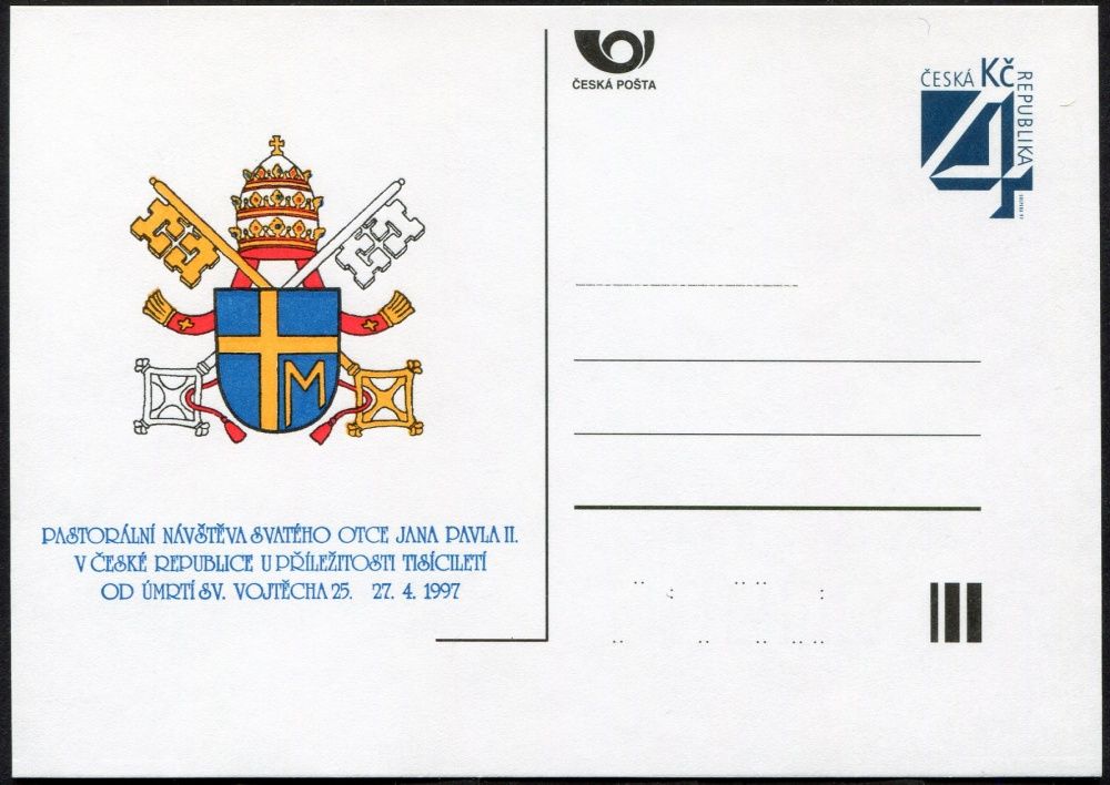 (1997) CDV 22 - P 23 - Návštěva Papeže Jana Pavla 2.