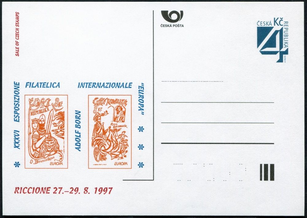 Česká pošta (1997) CDV 22 ** - P 25 - Riccione