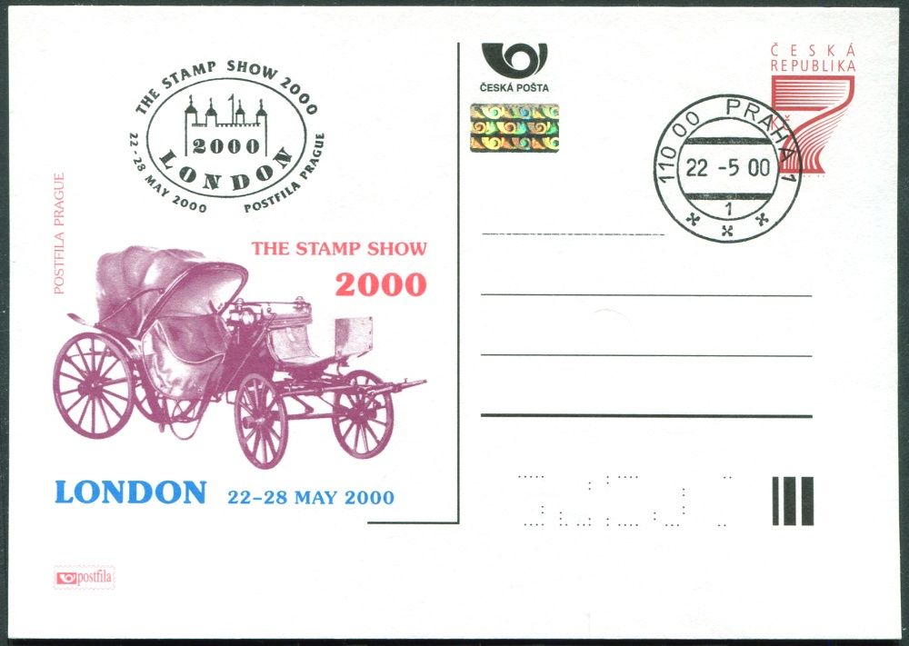 Česká pošta (2000) CDV 41 O - P 57 - London - razítko