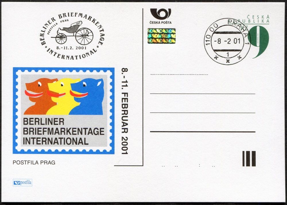 Česká pošta (2001) CDV 64 O - P 68 - Berlin - razítko
