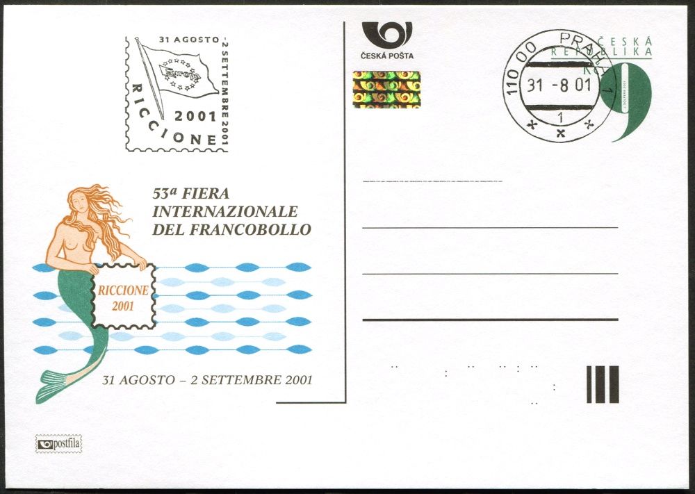 (2001) CDV 64 O - P 73 - Riccione 2001 - razítko