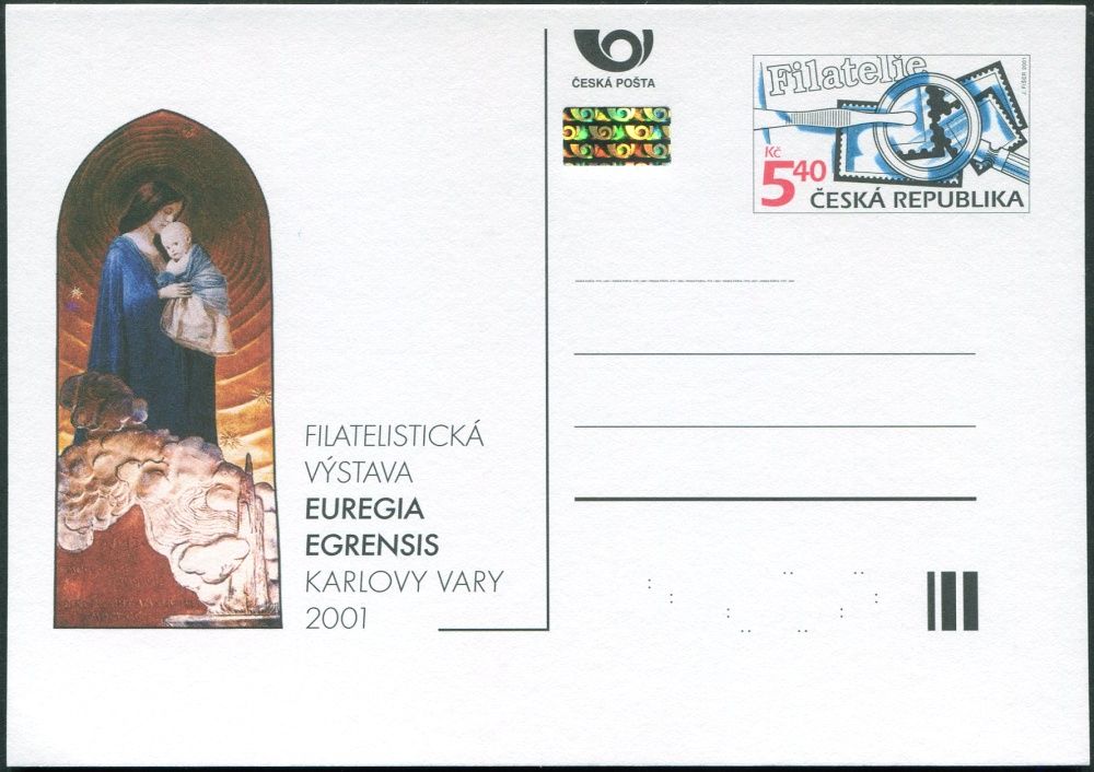 Česká pošta (2001) CDV 69 ** - Euregia Egrensis Karlovy Vary 2001