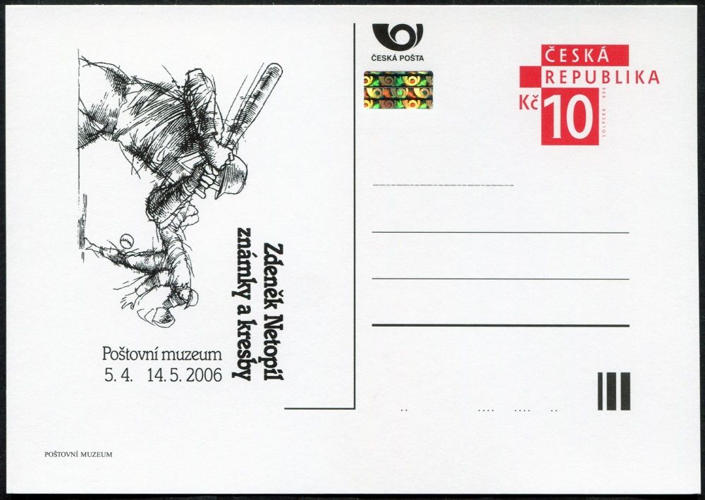 Česká pošta (2006) CDV 101 ** - PM 50 - Zdeněk Netopil - známky