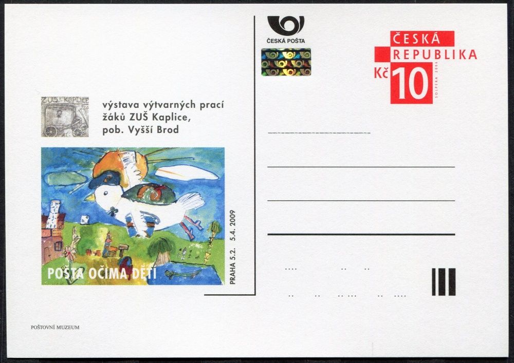 Česká pošta (2009) CDV 101 ** - PM 69 - Pošta očima dětí