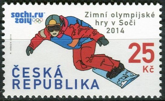 Česká pošta (2014) č. 797 ** - Česká republika - XXII. zimní OH v Soči