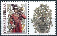 (2015) č. 872 ** - Česká republika - Poštovnictví v dobové fresce K1P
