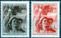 (1952) č. 696 - 697 ** - Československo - I. sjezd Čs ČK