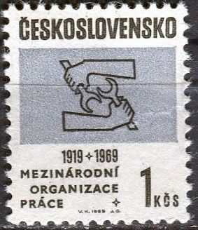 Českosloveská pošta (1969) č. 1743 ** - Československo - Mezinárodní organizace práce