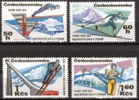 (1970) č. 1804 - 1807 ** - ČSSR - MS v lyžování ve Vysokých Tatrách