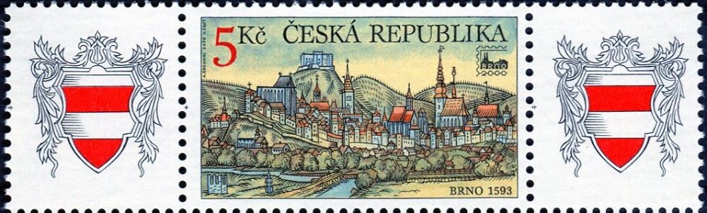 (2000) č. 244 ** - ČR - Brno 2000 K1 + zn. + K1