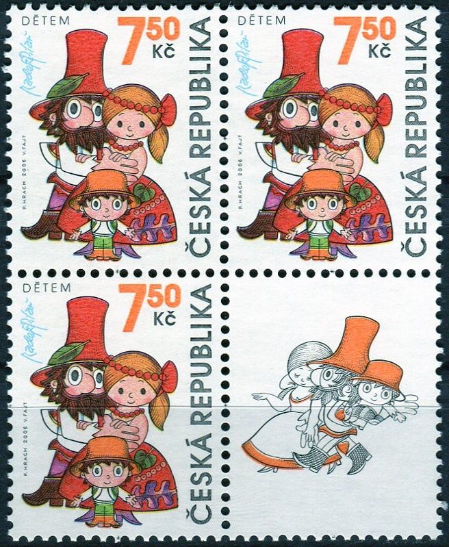 Česká pošta (2006) č. 475 ** VK-4 - Česká republika - Dětem - Rumcajs