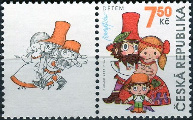 Česká pošta (2006) č. 475 ** KL - Česká republika - Dětem - Rumcajs