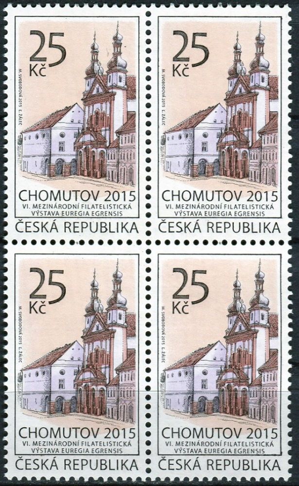 (2015) č. 844 ** - Česká republika - 4-bl - Chomutov