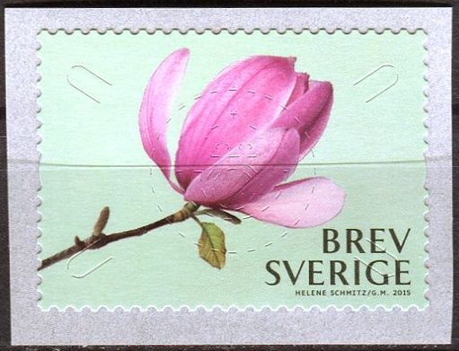 (2015) MiNr. 3051 ** - Švédsko - Magnolie