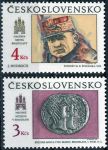 (1990) č. 2951 - 2952 ** - ČSSR - Bratislavské historické motivy