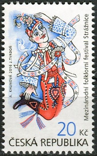 (2016) č. 890 ** - Česká republika - Mezinárodní folklorní festival Strážnice