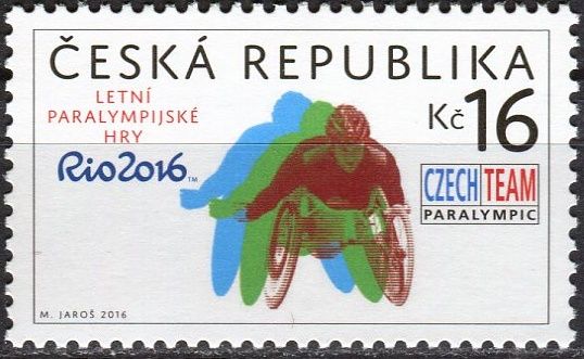 Česká pošta (2016) č. 892 ** - Česká republika - Letní paralympijské hry