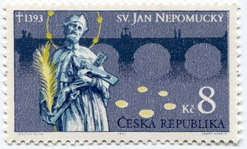 (1993) č. 4 ** - Česká republika - Svatý Jan Nepomucký