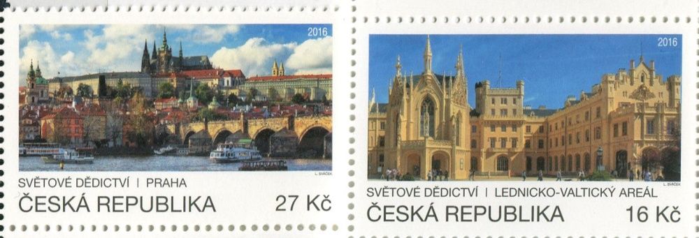 Česká pošta (2016) č. 900 - 901 ** - Česká republika - Světové dědictví