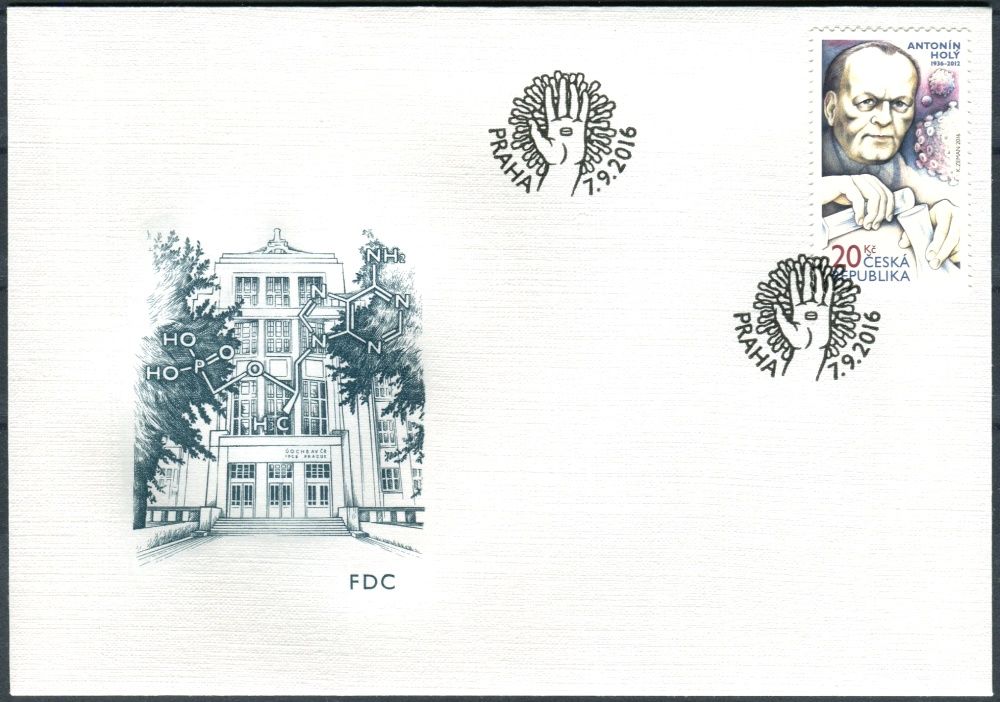 Česká pošta (2016) FDC 898 - Osobnosti - Antonín Holý