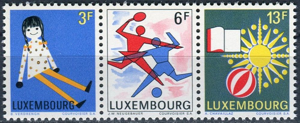 (1969) MiNr. 785 - 787 ** - Lucembursko - 3-bl - Výstava poštovních známek "Juventus 1969", Lucembursko