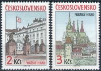 (1985) č. 2717 - 2718 ** - ČSSR - Pražský hrad 1985