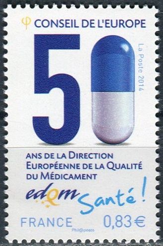 (2014) MiNr.  ** - Francie - 60 let evropské řízení jakosti léčiv