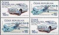 (2016) č. 903 - 904 ** - 16 + 16 + 16 Kč - Česká republika - 4-bl - Historické dopravní prostředky